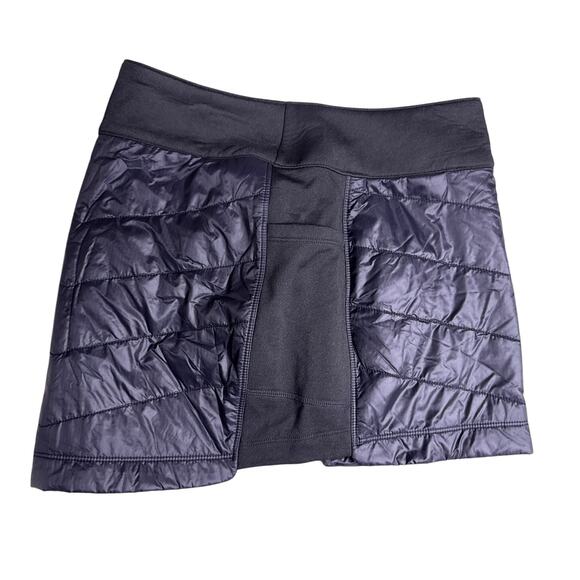 Smartwool Smartloft Skirt Merino Wool Womens Extra Small Black Quilted Pull On - Picture 7 of 12